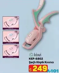 KİWİ KEP-6802 ŞARJLI KİRPİK KIVIRICI fiyat ve kampanya bilgisi